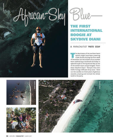 African Sky Blu / Parachutist