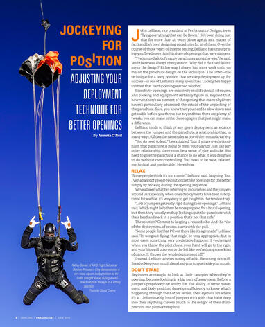 Jockeying For Position / Parachutist